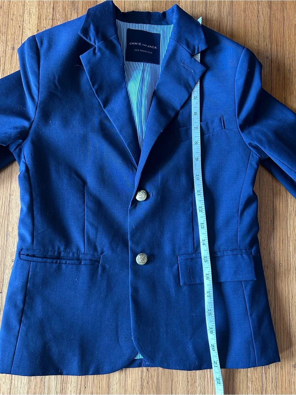 Janie and Jack Boys' Navy Wool Blazer